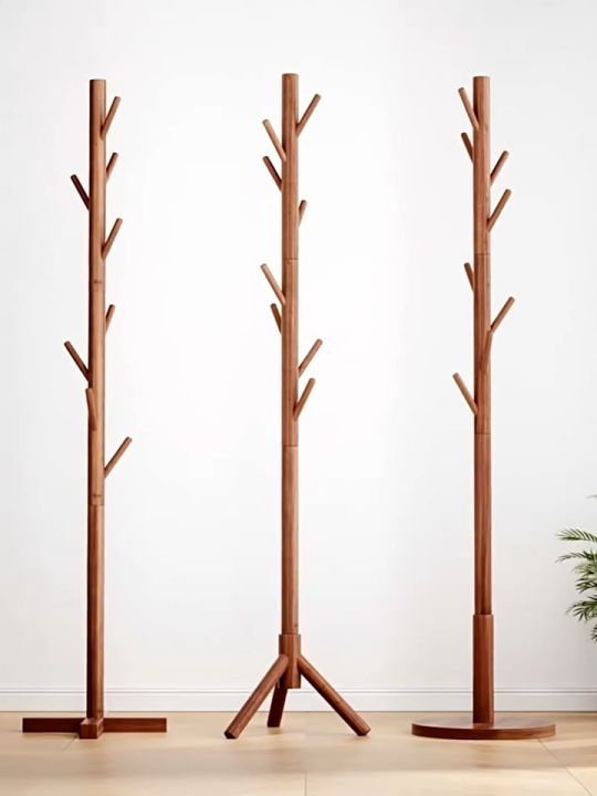 Standing Hanger Gantungan Topi Baju Kayu